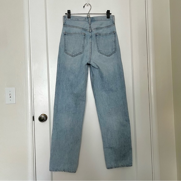 Like New Agolde Criss Cross Upsized Jeans in Suburbia - Picture 4 of 4